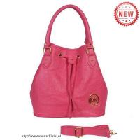 michael kors logo-print groot roze hobo Handtas Te Koop 88kkr805